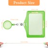 Pack of 10 ID Card Holders with ID Yo-Yo, Colourful
