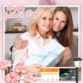 GIGALUMI 12 Pack Solar Lights Outdoor Waterproof,New Upgraded Solar Lights for Outside,Solar Garden Lights,Solar Outdoor Lights for Patio,Lawn,Yard and Landscape