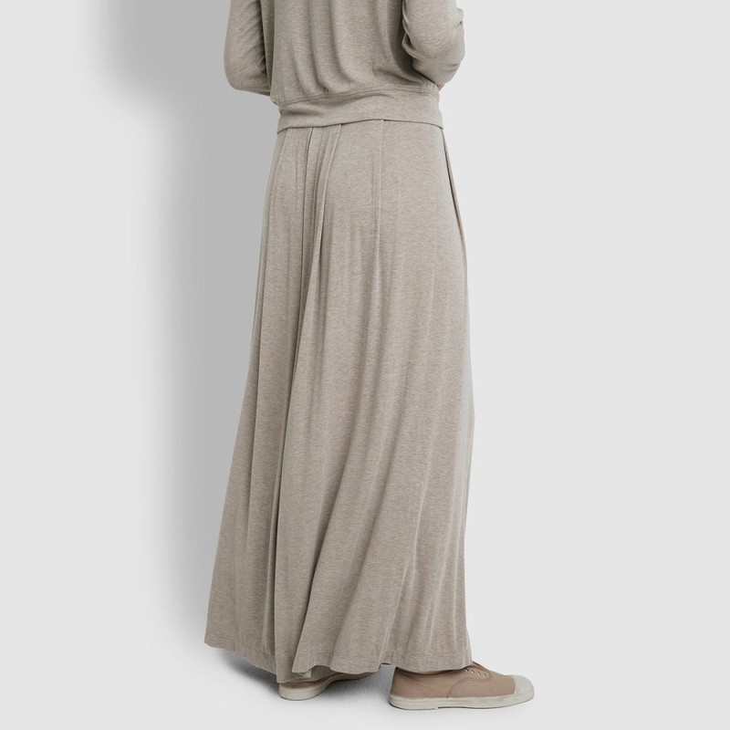 JAJU [JAJU/자주] 여 컴피 와이드 라운지 팬츠_멜란지베이지 [JAJU] Women's Comfy