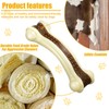 Sosation 3 Pack Chew Toys for Aggressive Chewers, Bone Toys