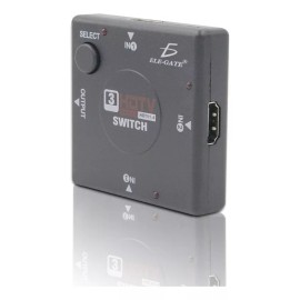 Ele-Gate Switch Selector De 3 Puertos Elegate Con.17 Hdtv Hdmi