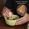 relief craftsmanship Matcha Set, Japanese Tea Set, Matcha Bowl with