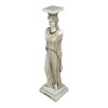 Caryatide Erechtheion Acropolis Athens Female Figure Greek Grey Patina Statue