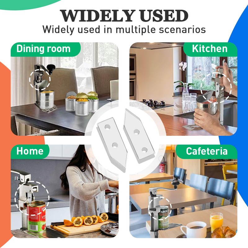 2 Pcs Commercial Can Opener Replacement Blades Compatible with Edlund
