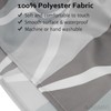 AcbbMNS Shower Curtain with Grommets and 12 Hooks, 220 x
