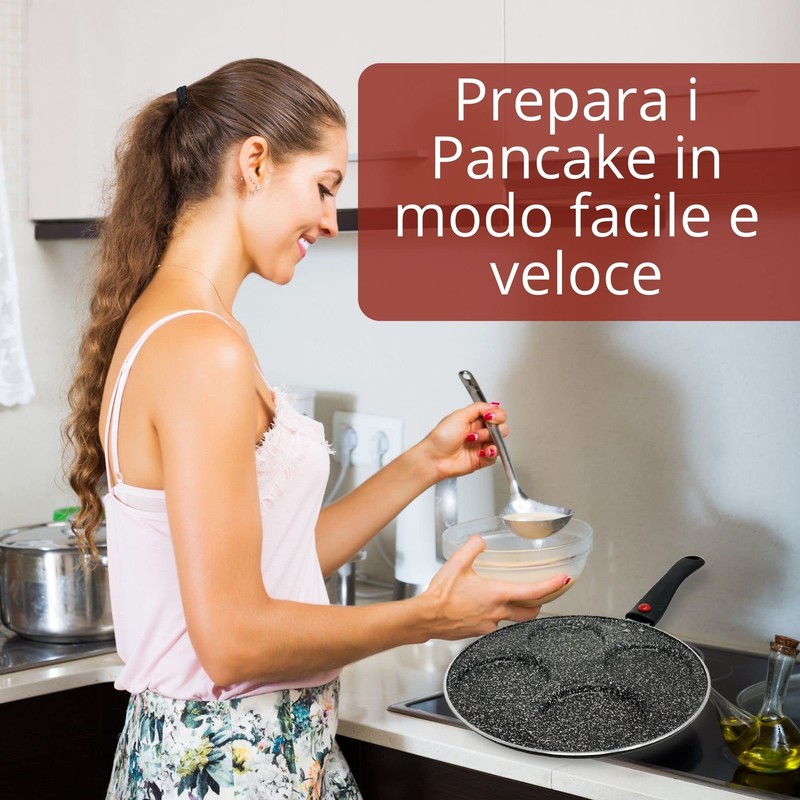 NAMAI - non-stick pan for pancakes - for eggs- removable