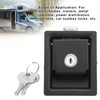 RV Door Lock with 2‑Key Universal for Motorhomes Power Distribution