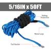 LiGuVCY Synthetic Winch Rope Cable, 5/16IN x 50FT Winch Rope