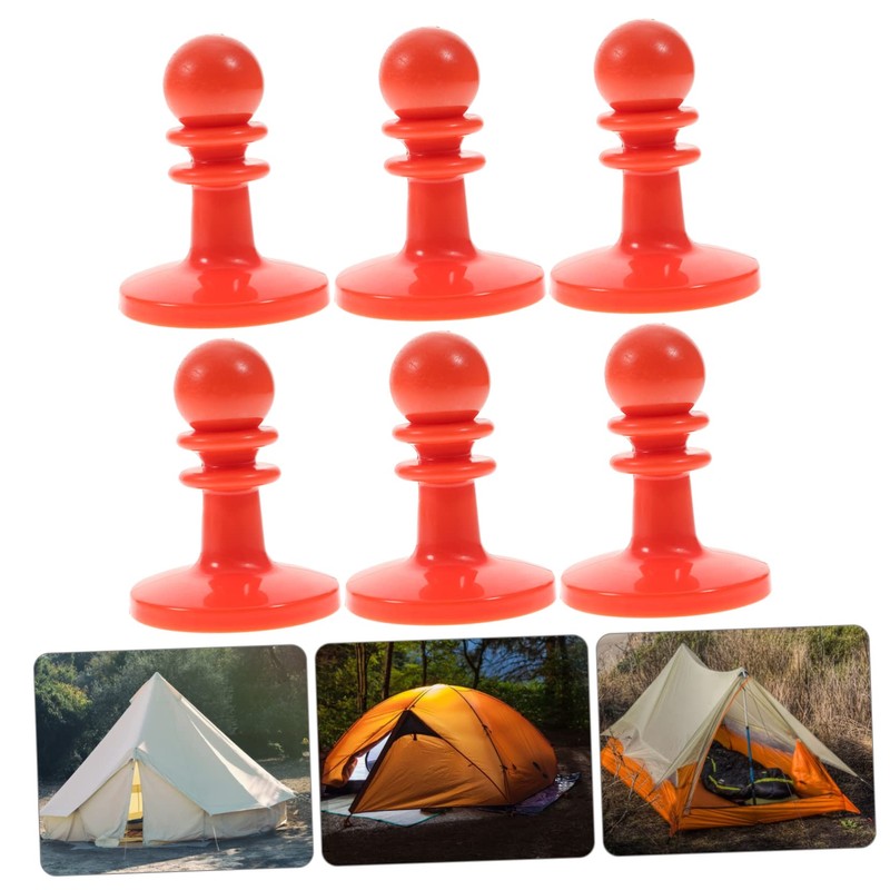 WOONEKY Insulated Plastic Canopy Pole Cap for Tent 8pcs Camping