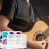 Guitar Pick Holder, Guitar Pick Case, 6-Grid Storage Organizer, Guitar