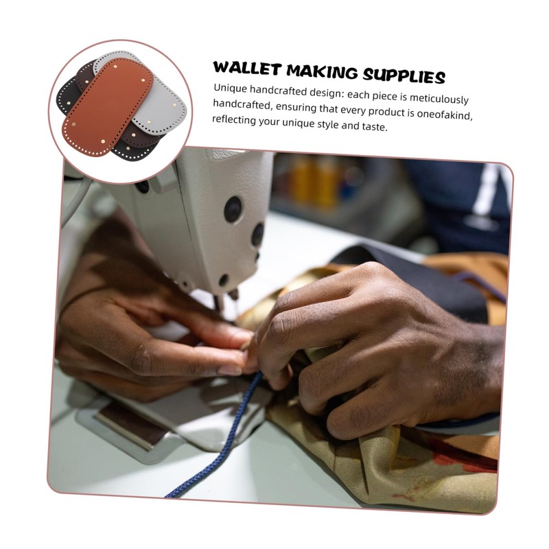 Operitacx 4pcs Handbag Base Shaper Insert Pads Pu Rectangular Tote