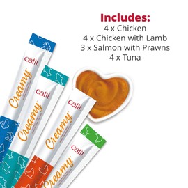 Catit Creamy Lickable Treats Variety Multipack 15 Pack