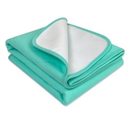 Bedecor Bedecor Heavy Absorbency Reusable Incontinence Bed Pads for Kids, Adults, Elderly, Pets - Kylie Sheets for Bed, Couch, Sofa, Floor - 86x132cm, Green New Invention, Anti-Slip