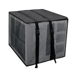 TopHomer Central Air Conditioner Condenser Compressor Cover for Outside Units, Universal Mesh Outdoor AC Cover Defender Mesh, L, 25.2''x16.93''x20.87''