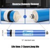 YKMGON 2012-200GPD Reverse Osmosis Membrane with RO Membrane Housing,Wrench,1/4" Quick-Connect