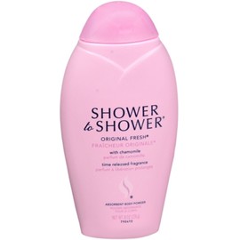 SHOWER TO SHOWER Body Powder Original Fresh 8 oz (Pack of 4)