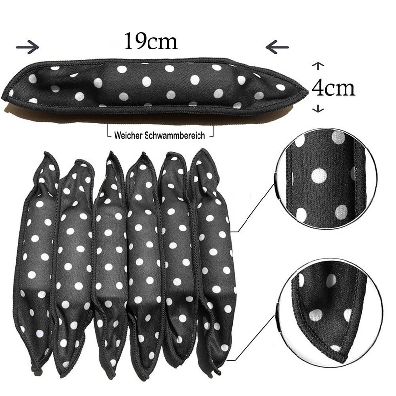 Premium Pack of 20 Hair Rollers for Long and Short