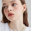 Moonstan Women's Earrings, Popular Gold and Silver, Metal Allergy-friendly, Volume,