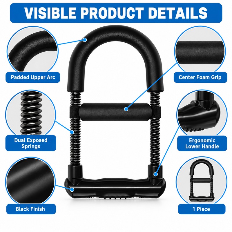 Wrist & Forearm Strengthener for Home Workouts – Portable Hand