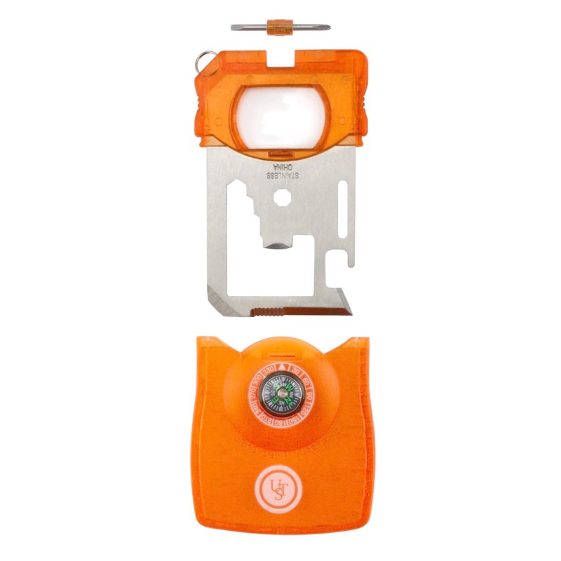 UST Unisex's Survival Card Multi-Tool-Orange, 16 x 9.5 x 1