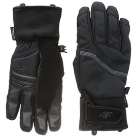 4F Women's SKI Gloves RED004 Jeans, Black, M