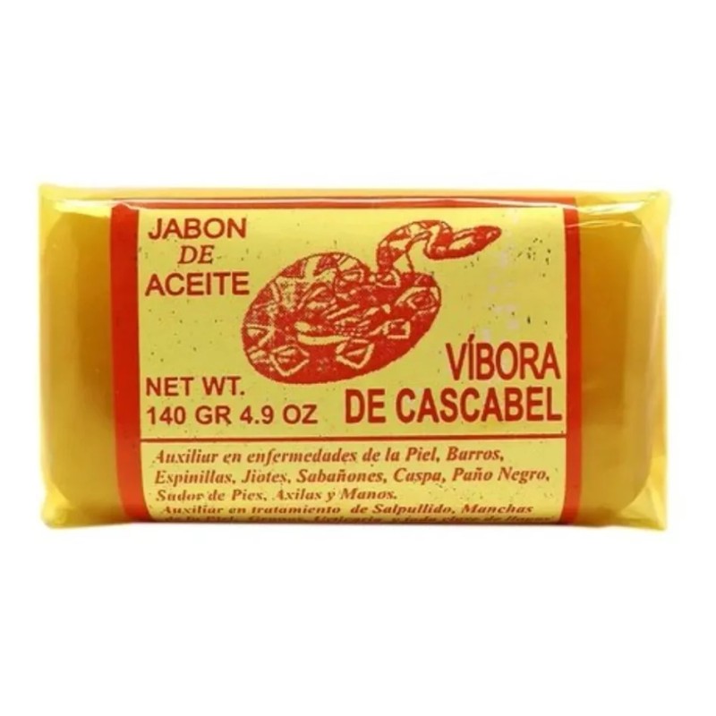 Anahuac 2x1 Jabon Aceite Vibora Cascabel Artesanal P/ Cuerpo Natural