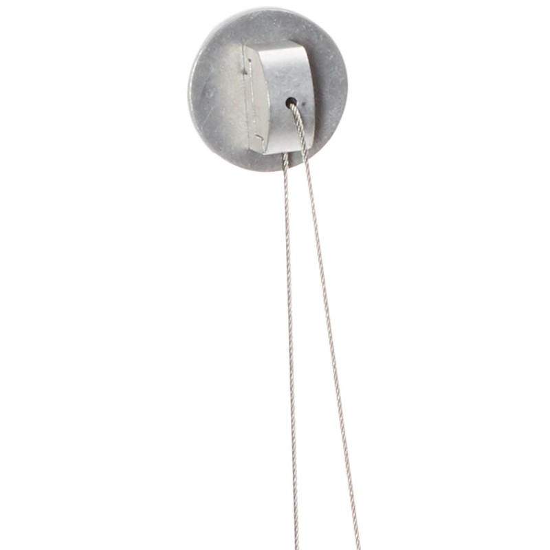 Spancraft Glass CR-6x33-Brushed Steel Crane Glass Shelf, Brushed Steel, 6"