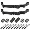Backpack Chest Strap 2pcs Heavy Duty Adjustable Backpack Sternum Strap