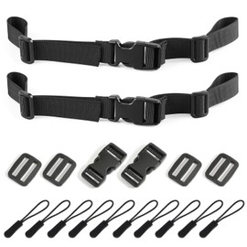 Backpack Chest Strap 2pcs Heavy Duty Adjustable Backpack Sternum Strap Chest Belt with