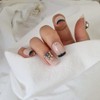 Royal Blue Denim Handmade Nail Tips - Natural / 로얄