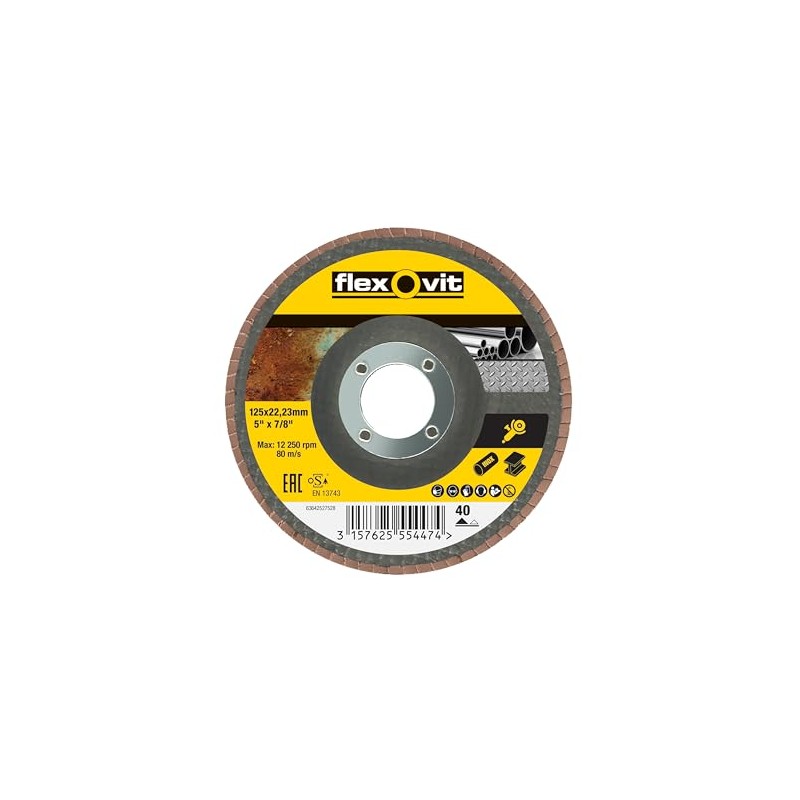 Flexovit FLV27528 Flap Discs & Wheels