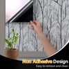 Leaf Pattern Window Tint with Installation Tools, Blackout Window Cover,