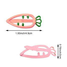 21PCS Cute Hair Clips, Metal Snap Hair Barrettes for Women Hair Accessories for Women Girls Sweet Bangs Clip 2000s Decorative Hair Clips Y2k Accessories