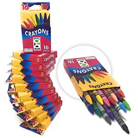 Washable Crayons for Toddlers Crayons for Adult Coloring Books Crayon Set Toddler Crayons Bulk Crayons Crayon Box Crayon Packs Kids Crayons Box of Crayons Color Crayons Non Toxic Crayons 16 (48 Packs)