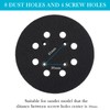 Pack of 2 4.7 Inch 8 Hole Hook and Loop