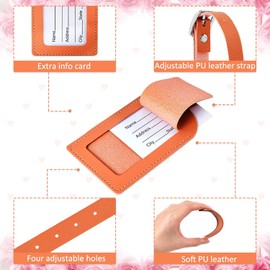 30 piezas de etiquetas de equipaje de cuero para mujeres, identificadores de equipaje de viaje, etiquetas para maletas, para equipaje, mochila de viaje, favores de boda para mujeres, hombres, adultos