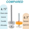 4Pcs Universal Baby Gate Threaded Spindle Rod, M8 (8mm) Replacement