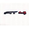 overlay 3PCS Gloss Black Red AT4 Sierra Fit 2019-2025 GMC