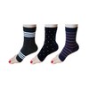 Toeless Pedicure Socks, 3 Pairs