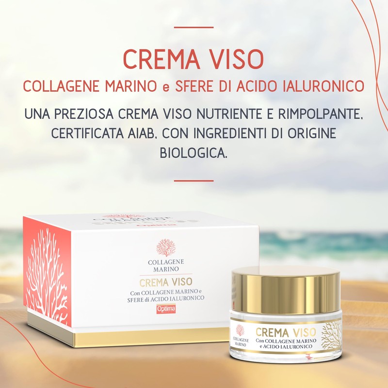 Optima Naturals Marine Collagen Face Cream Anti-Ageing Care with Innovative