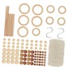 COHEALI 1set Macrame Wall Hanging Kit String Craft Supplies for