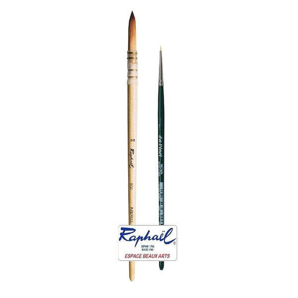 Raphael Brush Series 804 Vegans.Brush Washing Brush on Nib No.