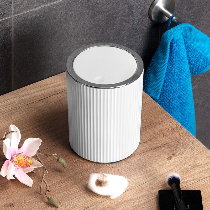 bremermann Gavello Mini Cosmetic Bin with Swing Lid / Bathroom