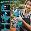 Cordless Pole Pruning Shears Compatible with Makita 18V Battery: 1.5-2