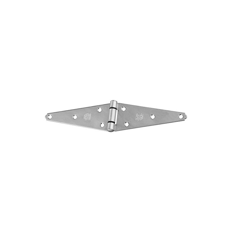 National Hardware N128-074 282 Heavy Strap Hinges in Zinc, 6"