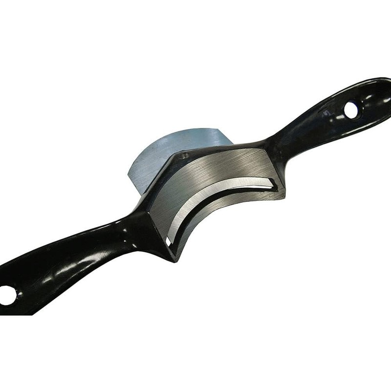 Faithfull FAISSTWIN Spokeshave Twin Pack Concave and Convex, Black|grey|blue