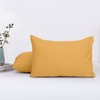 Oxford Homeware Ochre Pillow Cases 2 Pack Brushed Microfiber –