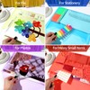 LEOBRO Plastic File Folders for Documents, 4 PCS File Folders,