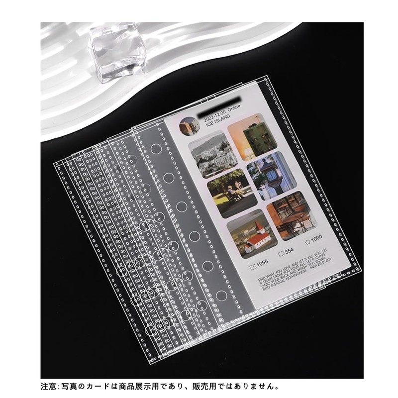 A7 Refill Sealing Pad, 6 Holes, Clear Peel Off Paper,