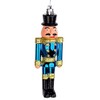 BWG 6 X Navy Blue Nutcracker Soldier 13cm Christmas Tree